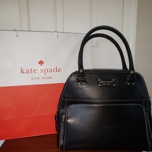 Kate Spade black leather bag